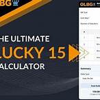how do you work out a lucky 15 bet